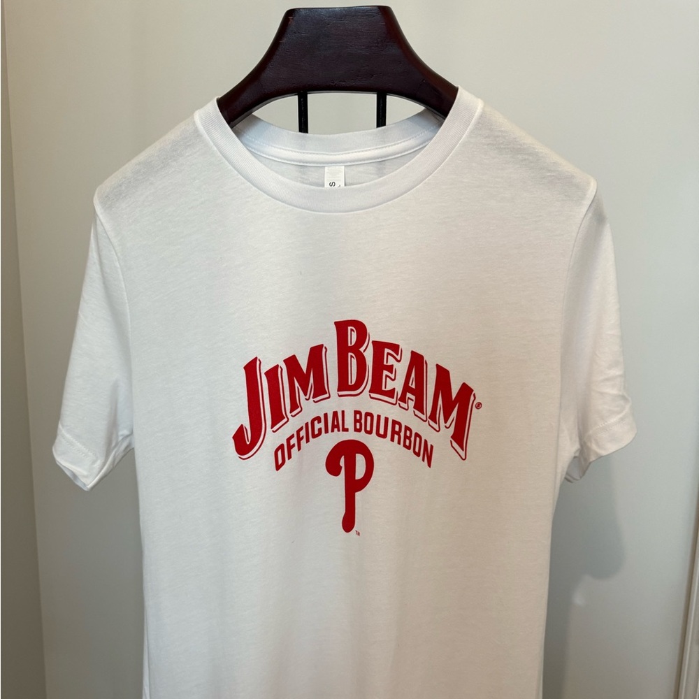 Bella Canvas White Tee with Red Print